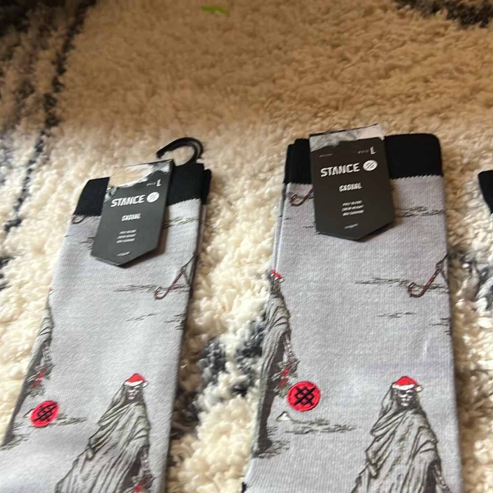 Stance ~ Happy Holideath ~ Men's Large 9-13 Crew Socks - Picture 14 of 15